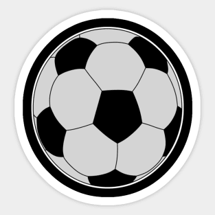 Soccer Ball Sticker Style Design Sticker